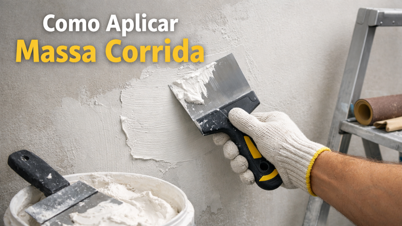 Capa: Como aplicar massa corrida passo a passo