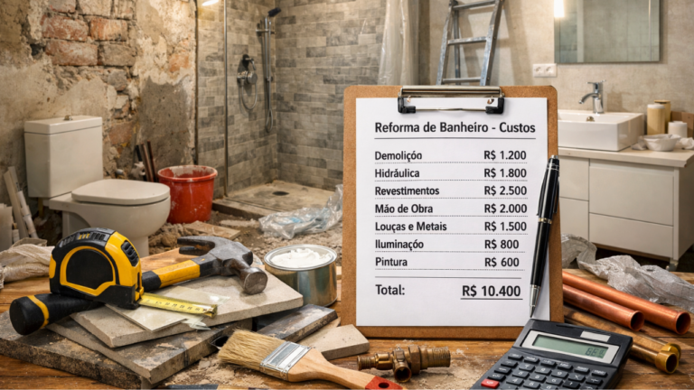 Quanto custa reformar banheiro